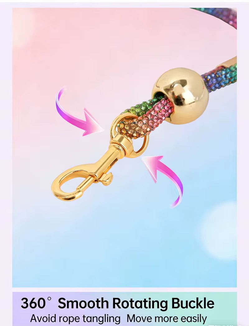 Luxury Rhinestone Bling Pet Leash