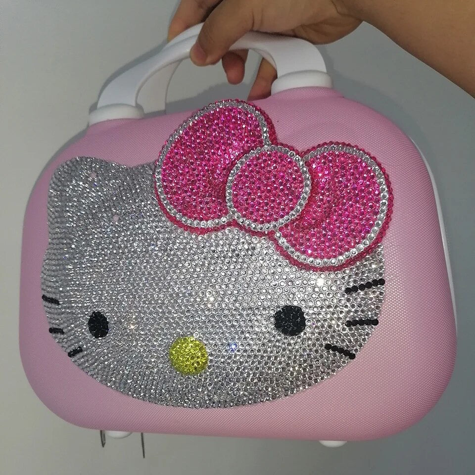 hello kitty travel makeup bag Bling Hello Kitty Travel/Makeup Bag