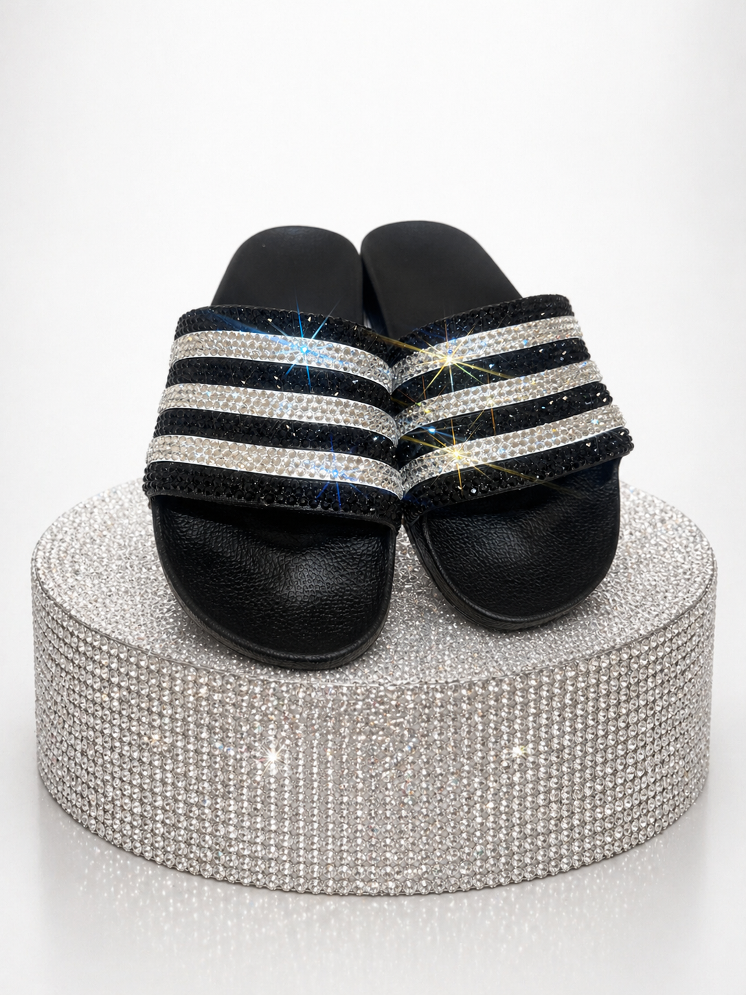 Bling Adidas Slides