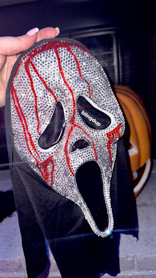 Hand Crafted, Wall Decor, Bedazzled Jason Mask