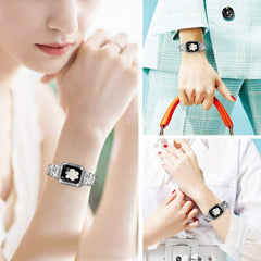 Ice Link Crystal Apple Watch Band + Case