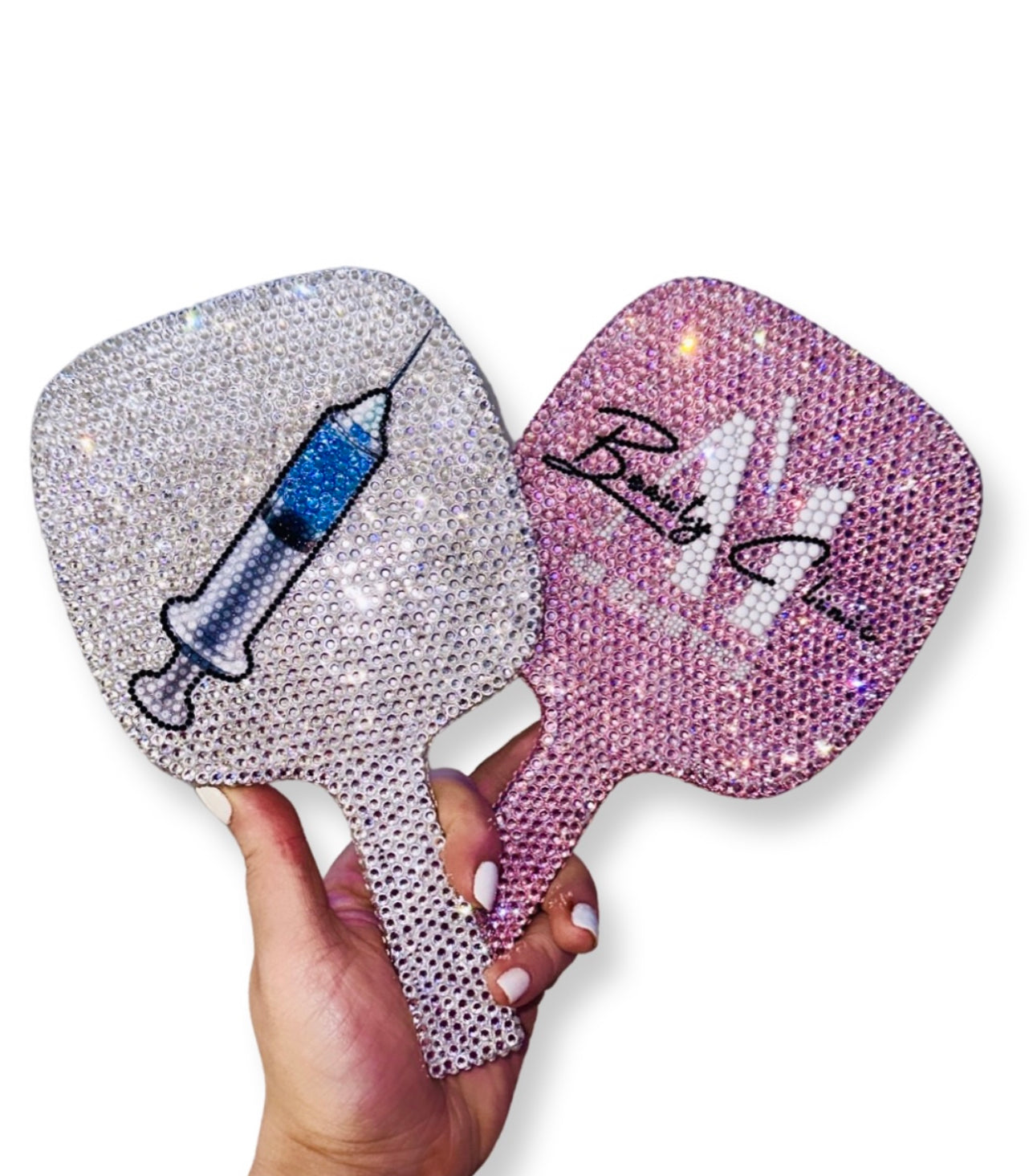 Crystal Handheld Custom Mirror