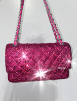 Crystalized Quilted Purse