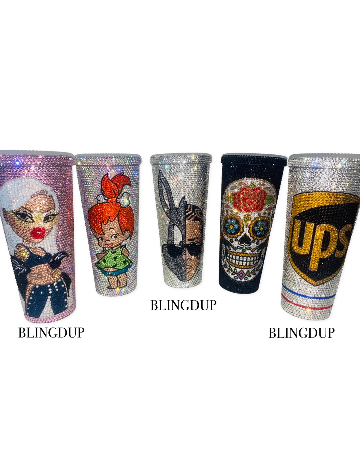 Custom Crystal Bling Tumbler