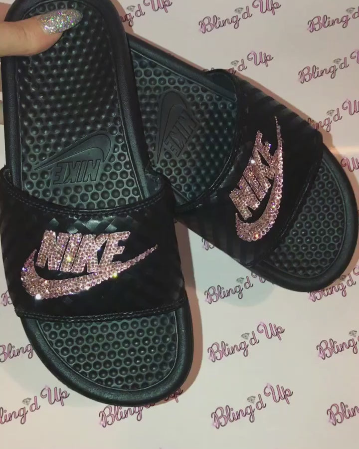 Bling Sparkle Rhinestone Slides Sandals