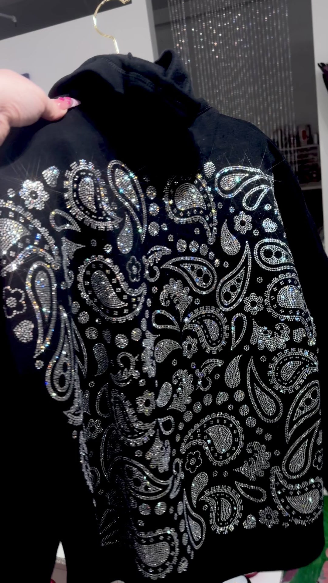 Rhinestone Bling Bandana Jacket