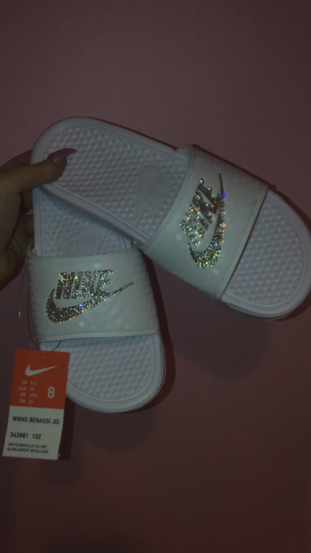 Bling Sparkle Rhinestone Slides Sandals