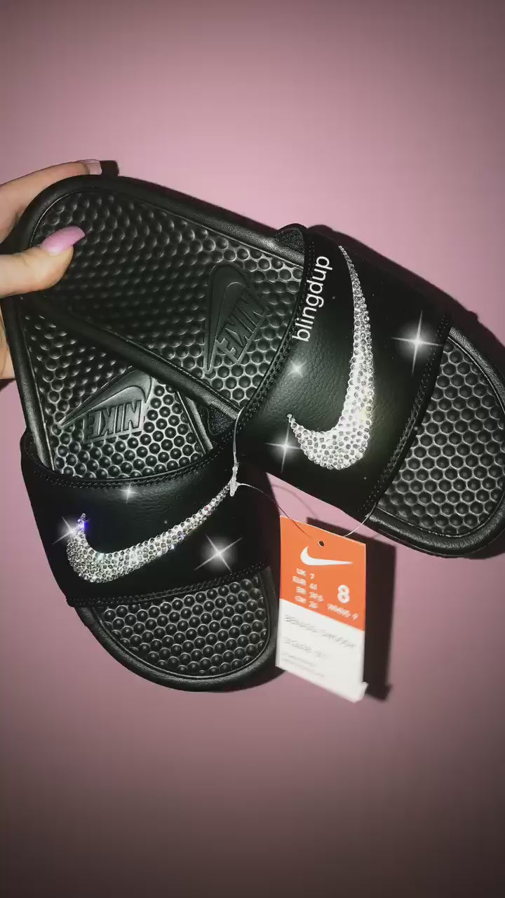 Bling Sparkle Rhinestone Slides Sandals