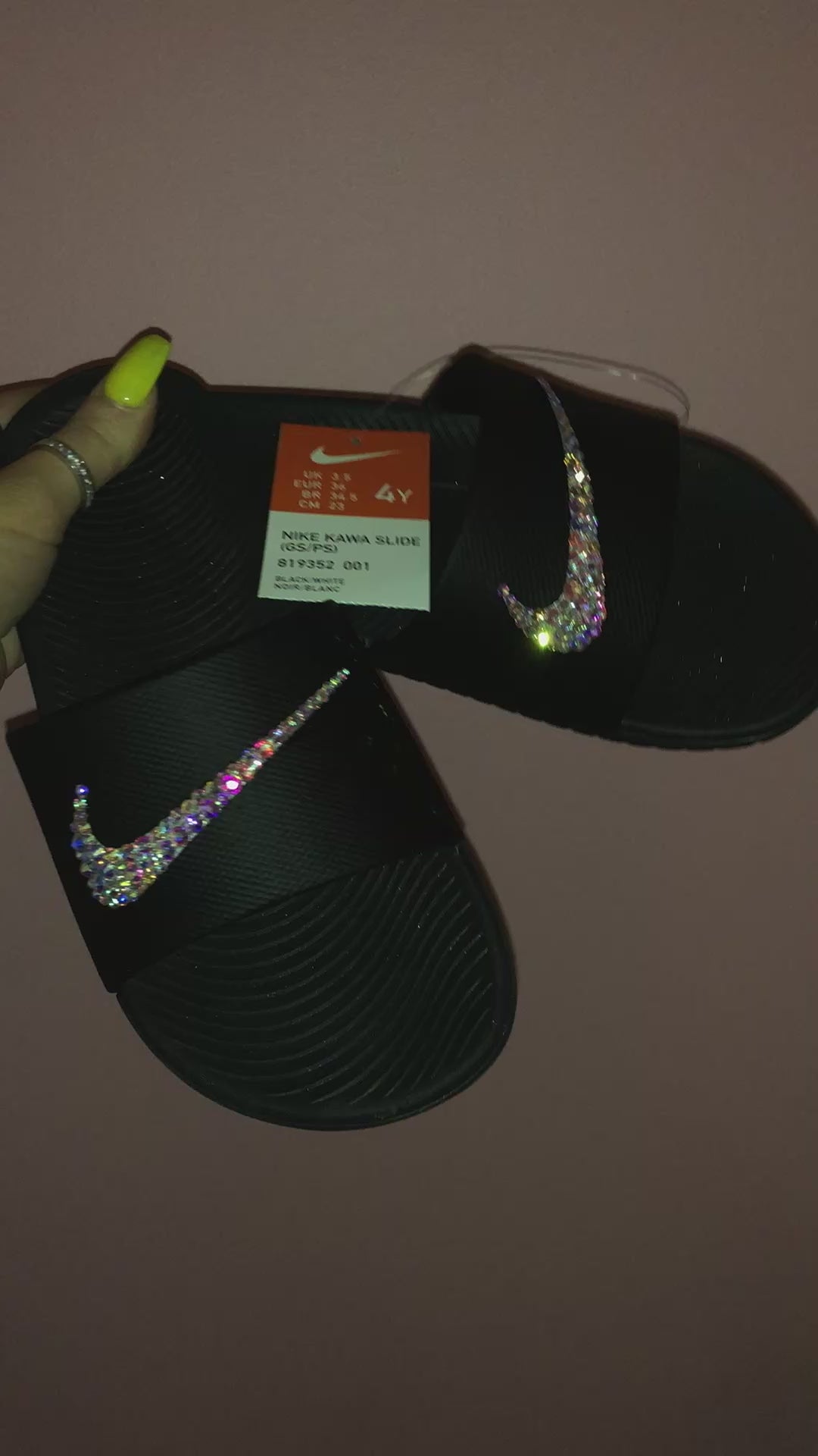 Bling Sparkle Rhinestone Slides Sandals
