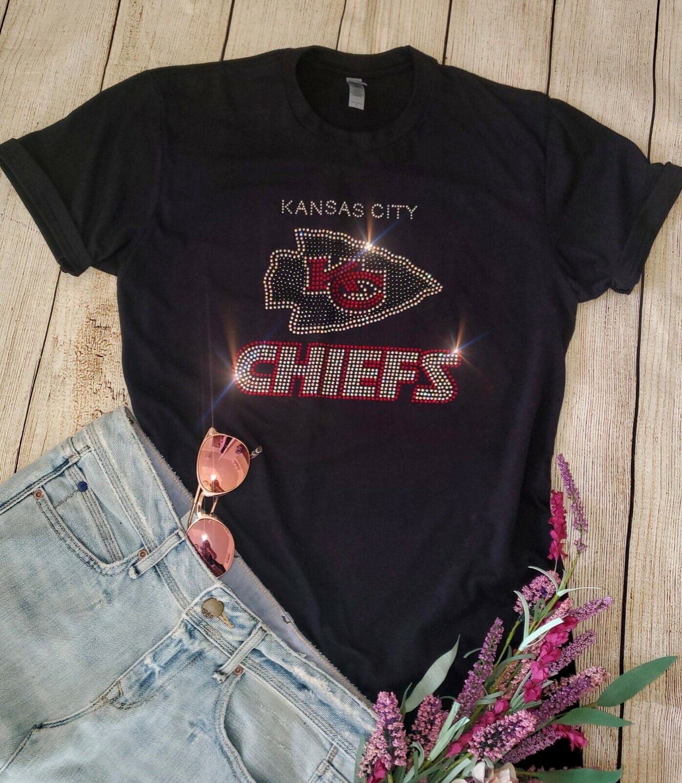 Custom Bling Team Logo or Design Top