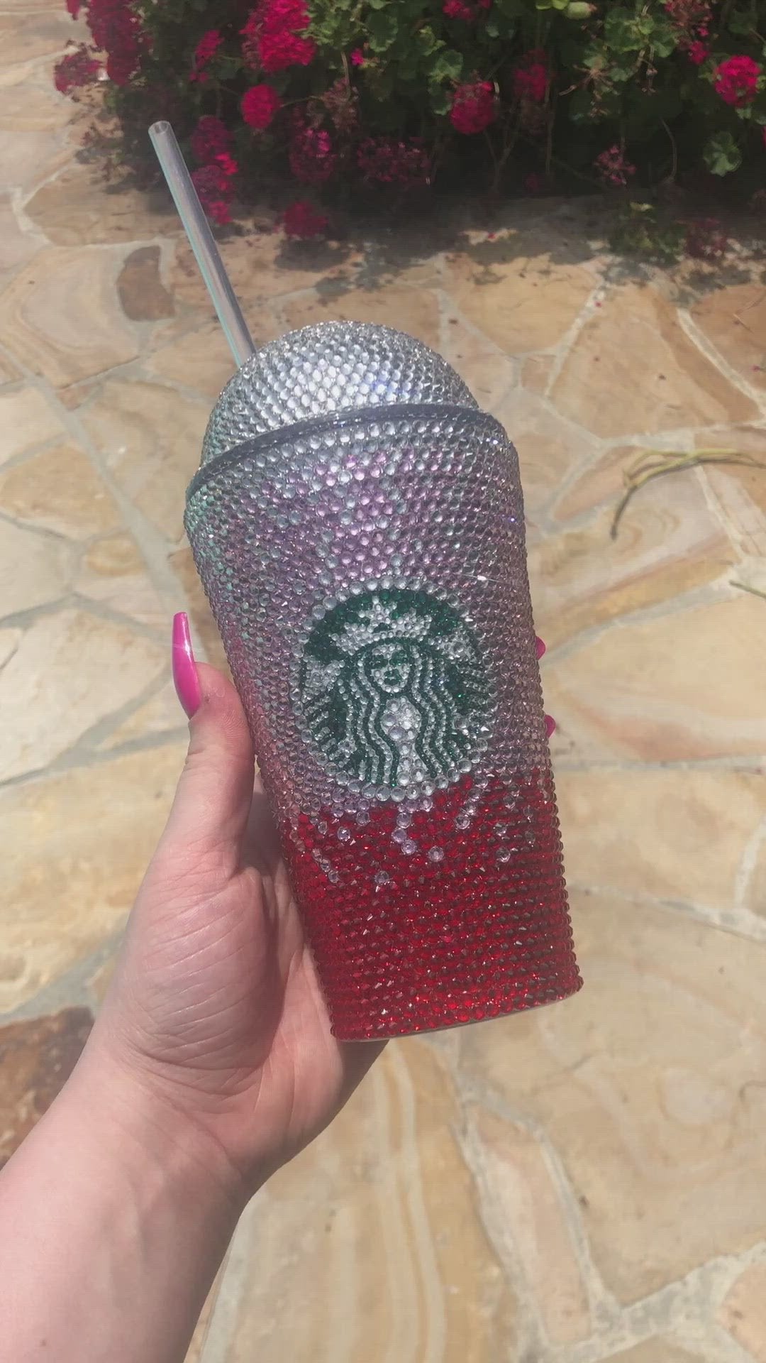 Personalized Starbucks Cup – Americano Crystals