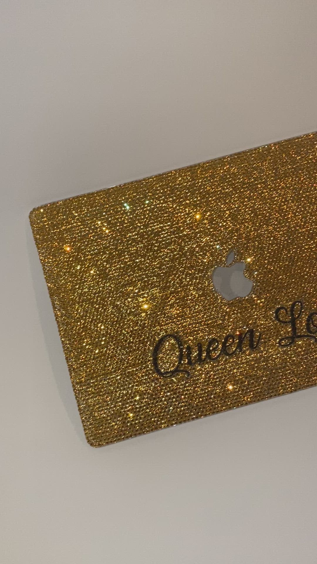 Crystal Laptop Cover with Name