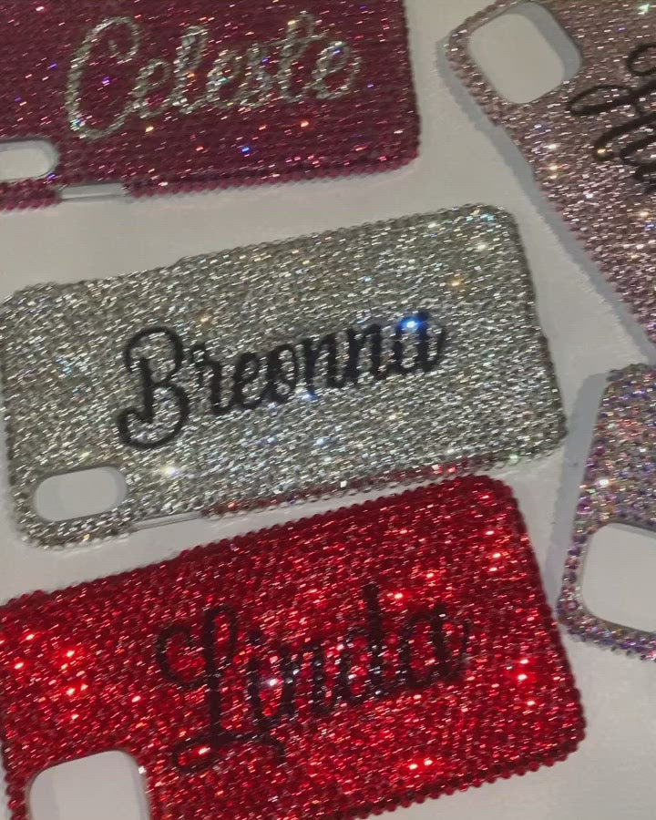 Crystalized Custom Phone Case – Bling'd Up