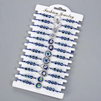 Set of Evil Eye Adjustable Bracelets