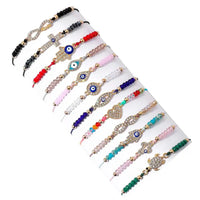 Set of Evil Eye Adjustable Bracelets