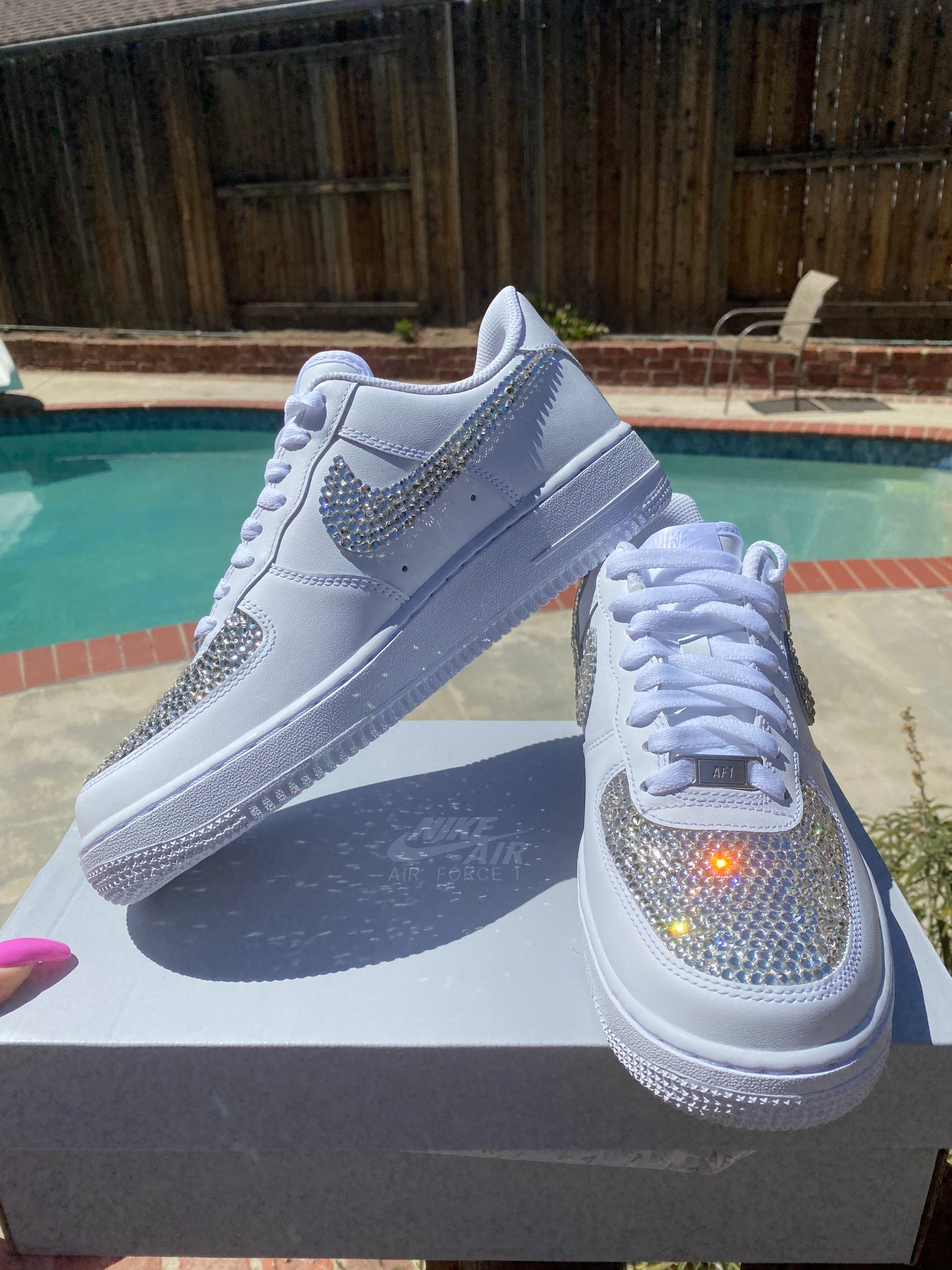 Custom Reflective Air Force 1s (Drip, Butterfly, Stars) ALL SIZES AF1 Ones
