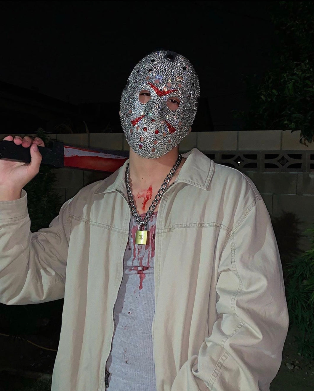 Crystalized Jason Hockey Mask