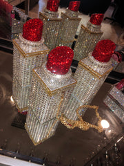 Crystalized Lipstick Bag