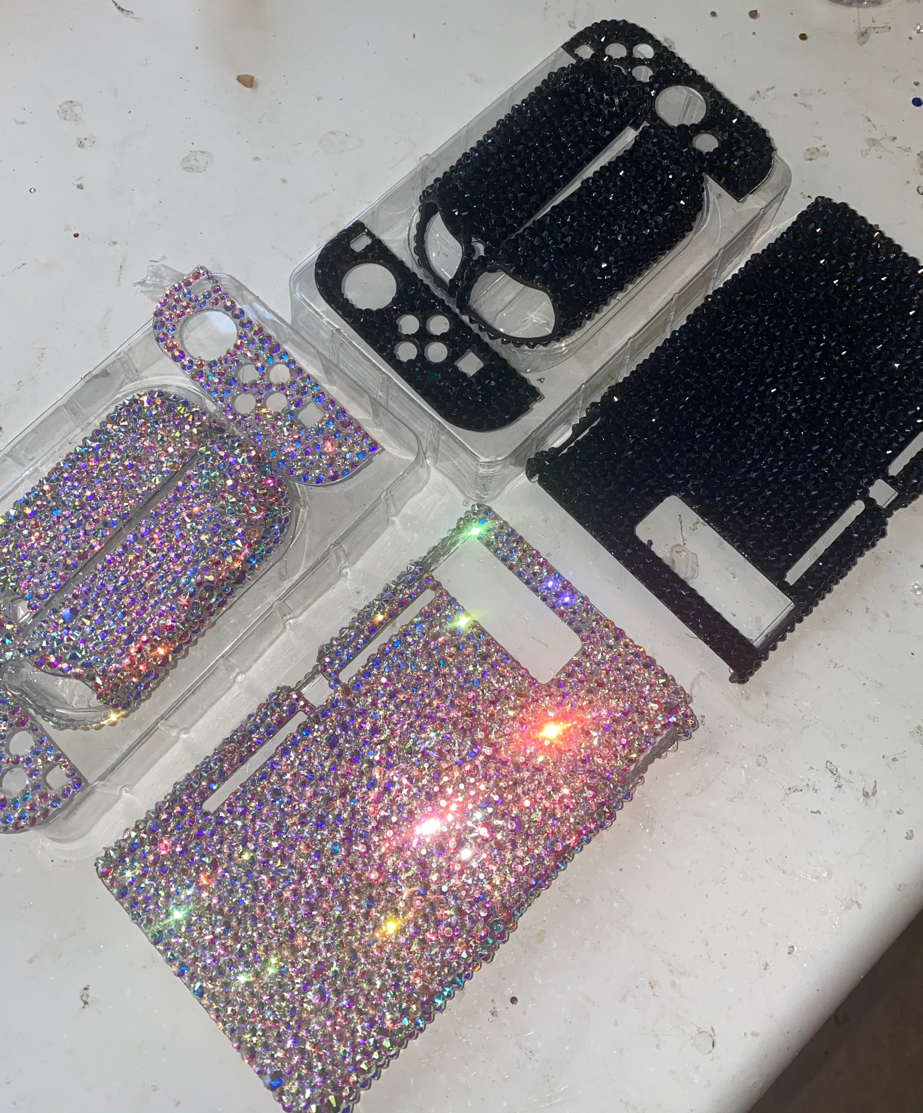 Nintendo Case in Crystals
