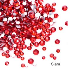 RED FlatBack Stones
