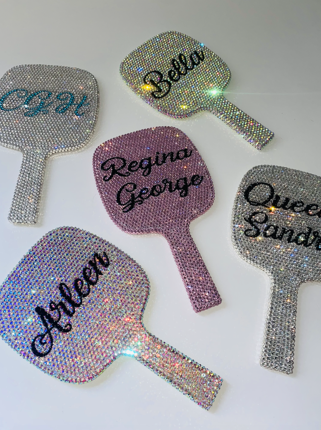 Crystal Handheld Custom Mirror