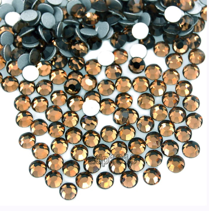 SMOKED TOPAZ Flatback Stones