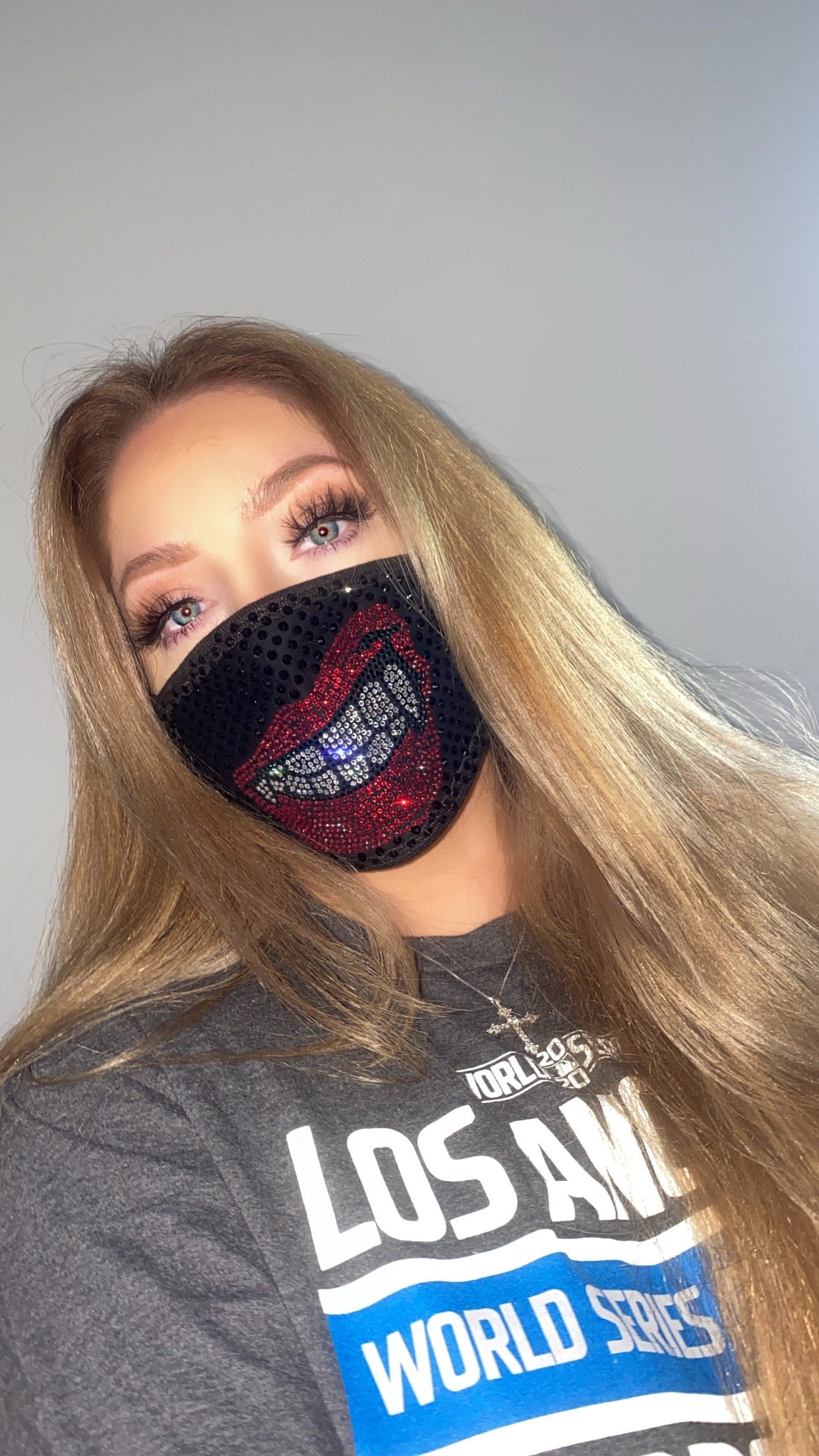 Crystalized Face Mask