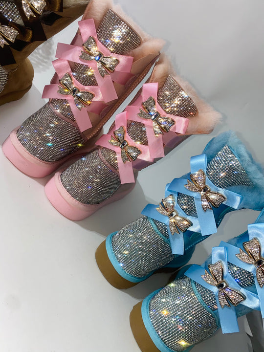 Bling Bow Boots