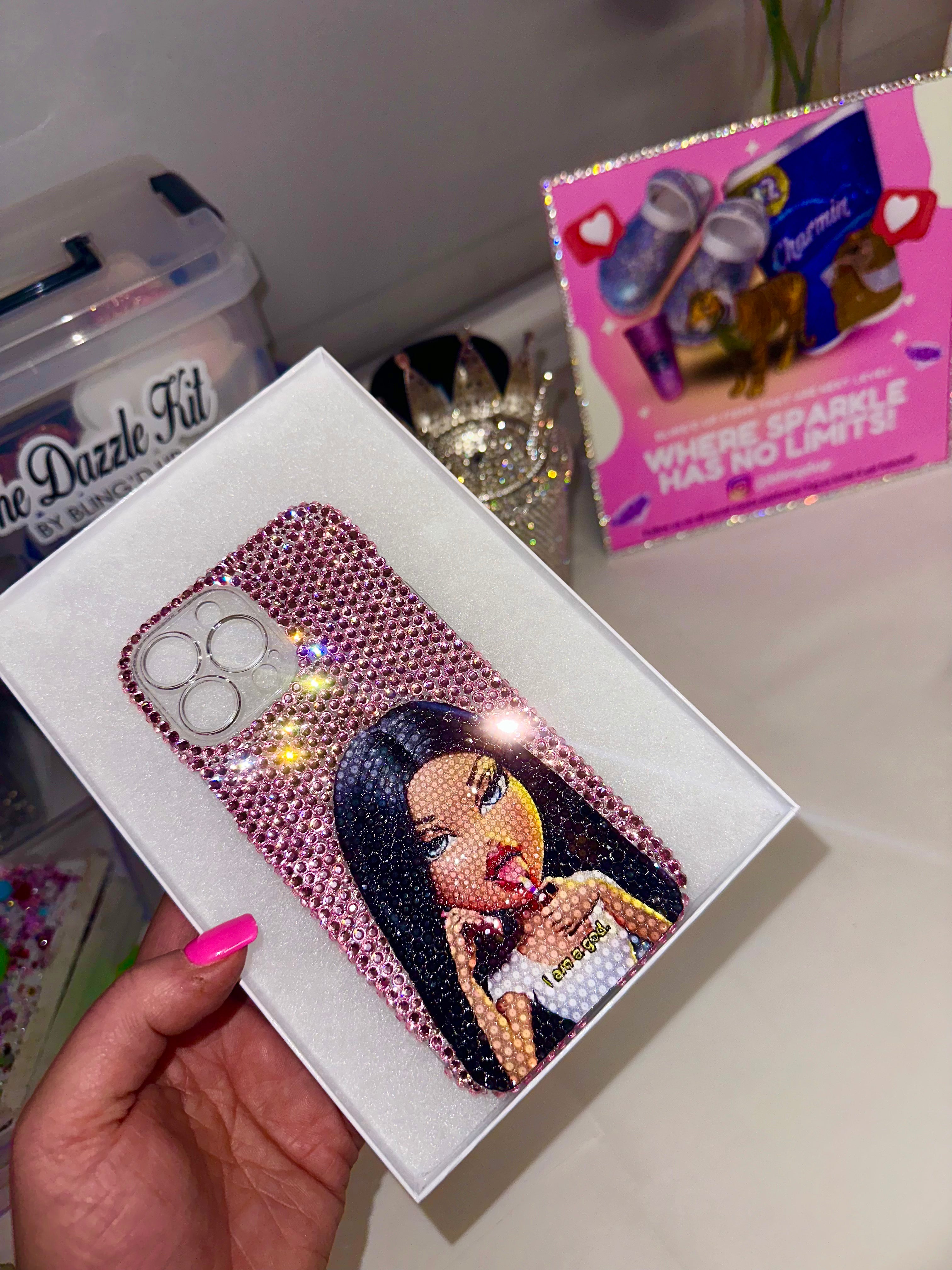 Crystalized Custom Phone Case – Bling'd Up