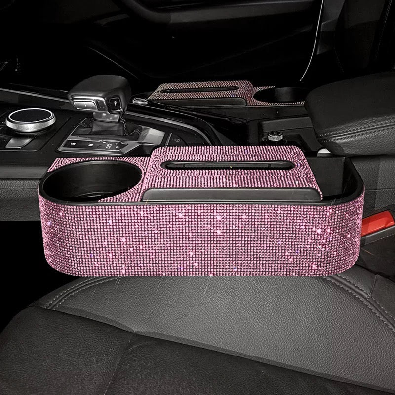 Bling Seat Gap Drink & Tissue Holder