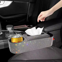 Bling Seat Gap Drink & Tissue Holder