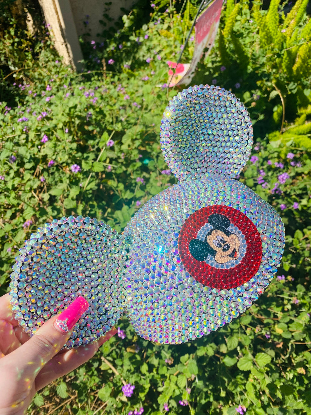 Crystal Bling Mickey Cap