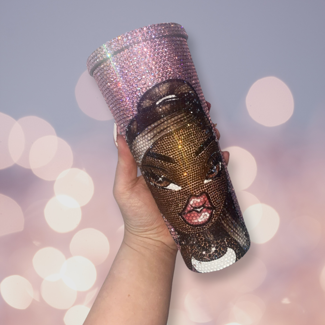 Custom Crystal Bling Tumbler – Bling'd Up