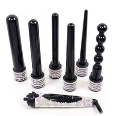 Crystal Bling Hair Wand Curler Set