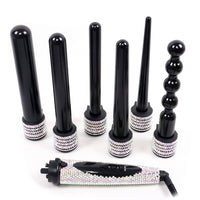Crystal Bling Hair Wand Curler Set