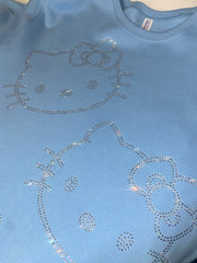 Crystalized Hello Kitty Top