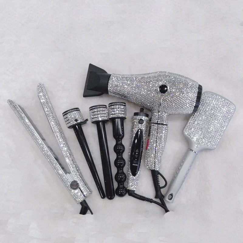 Custom Crystal Tool set for Hair Hair Hot Tools Bling Crystal DiamondHair Styling Tools Kit  main image 2