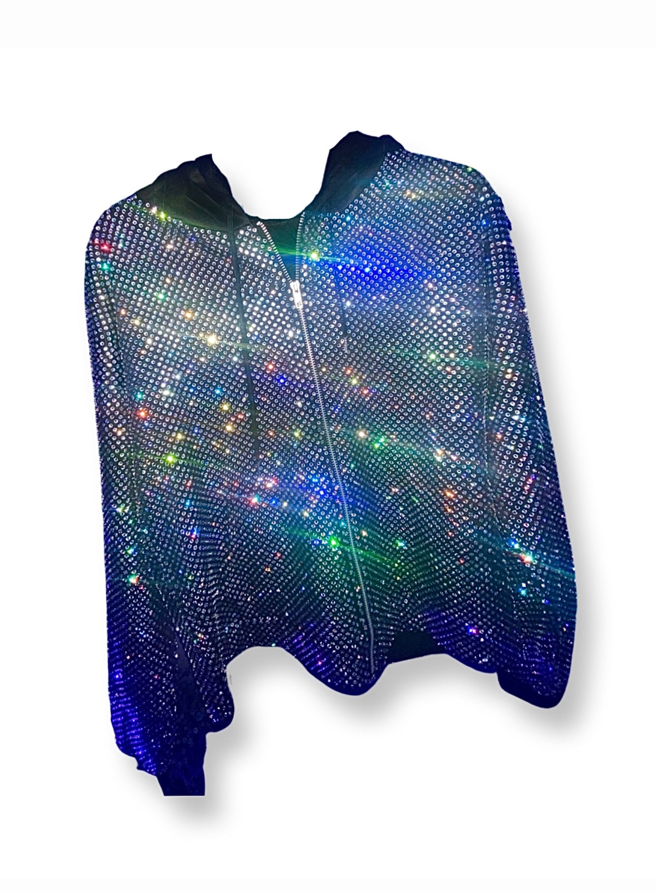 Crystalized Zip Up Jacket – Bling'd Up
