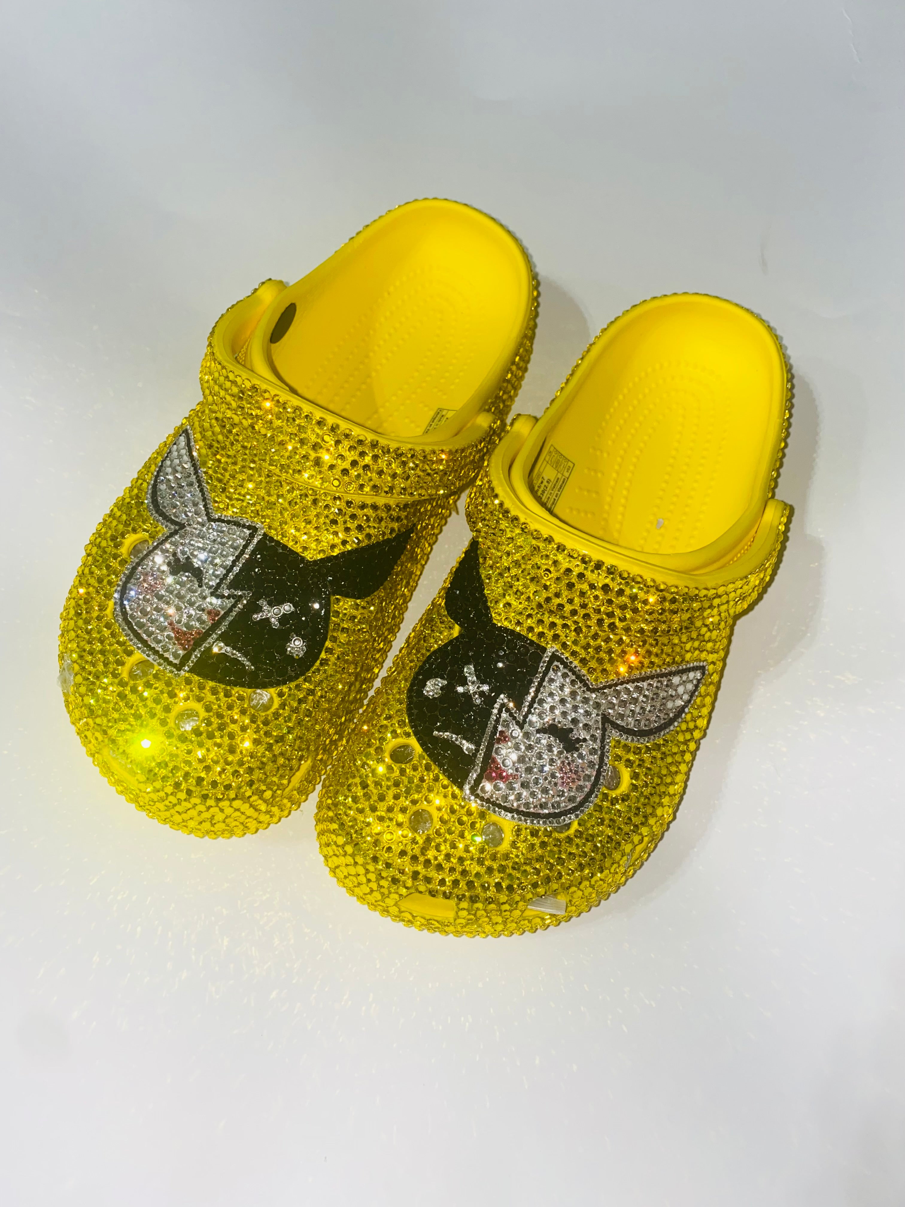 Crystalized Image Crocs