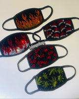 Crystalized Face Mask