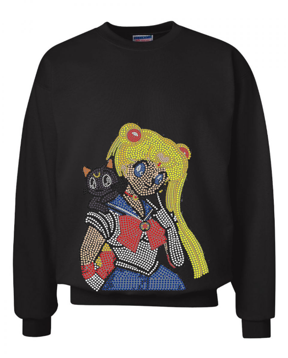 Sailor Moon & Luna Bling Top